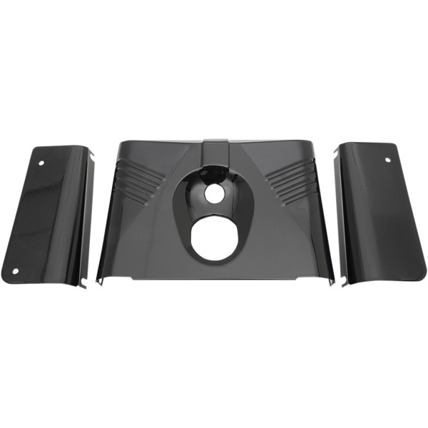 DRAG SPECIALTIES - CUBIERTAS DE HORQUILLA FLST RIB BLK 3PC