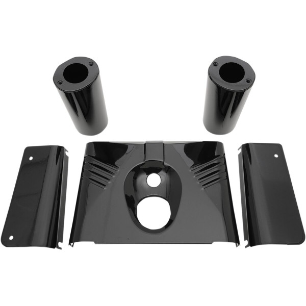 DRAG SPECIALTIES - COUVERCLES DE FOURCHE FLST RIB BLK 5PC