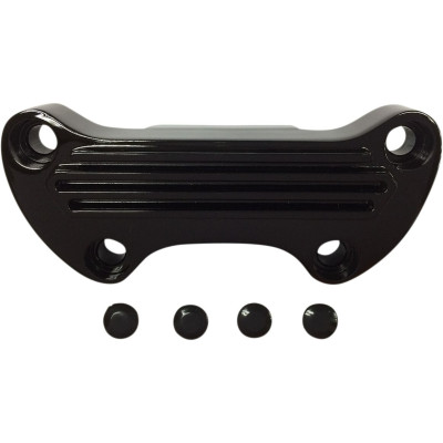 DRAG SPECIALTIES - CLAMP HB FINNED GL BLK