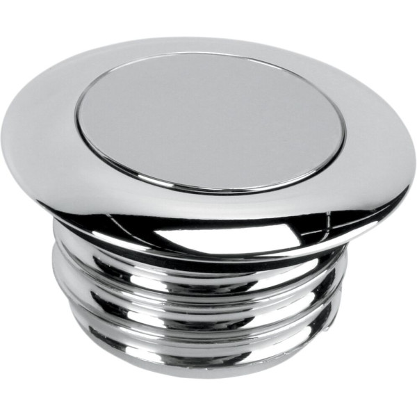 DRAG SPECIALTIES - CAP POP-UP NON-VENTILÉ CHROME