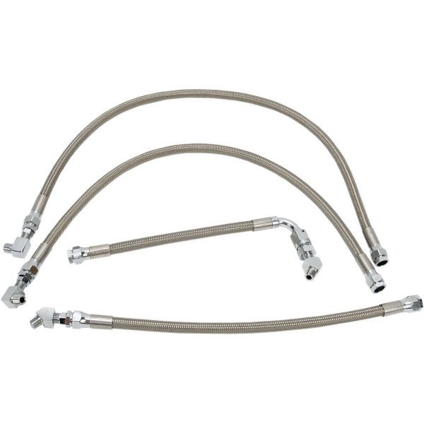 DRAG SPECIALTIES - SS OIL LINE KIT 87-90 FXR