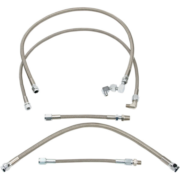 DRAG SPECIALTIES - SS OIL LINE KIT 86-90 XL