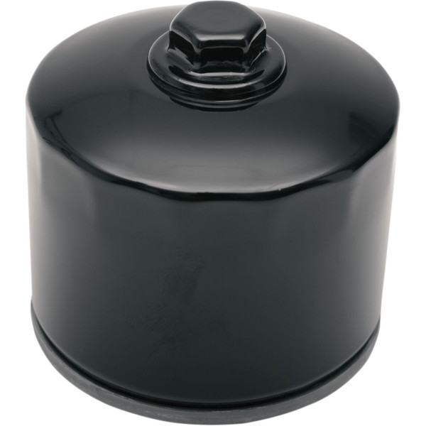 DRAG SPECIALTIES - FILTER OIL BLK W/NUT