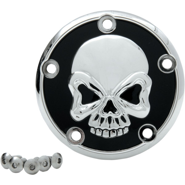 DRAG SPECIALTIES - COVER POINT CHSKULL 5HOLE