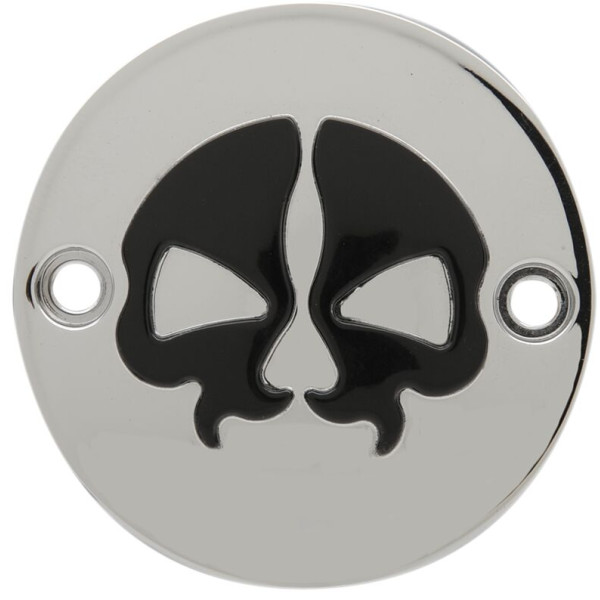 DRAG SPECIALTIES - COVER PTS SP SKULL CHR M8