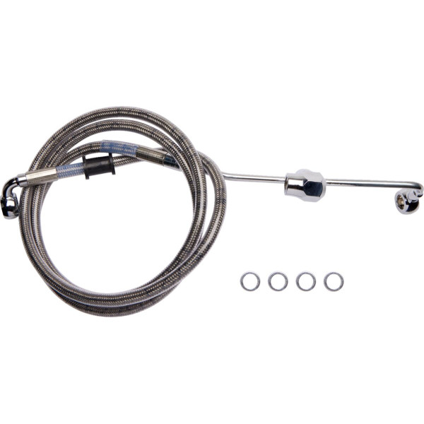 DRAG SPECIALTIES - BRAKE LINE RR NON ABS SS