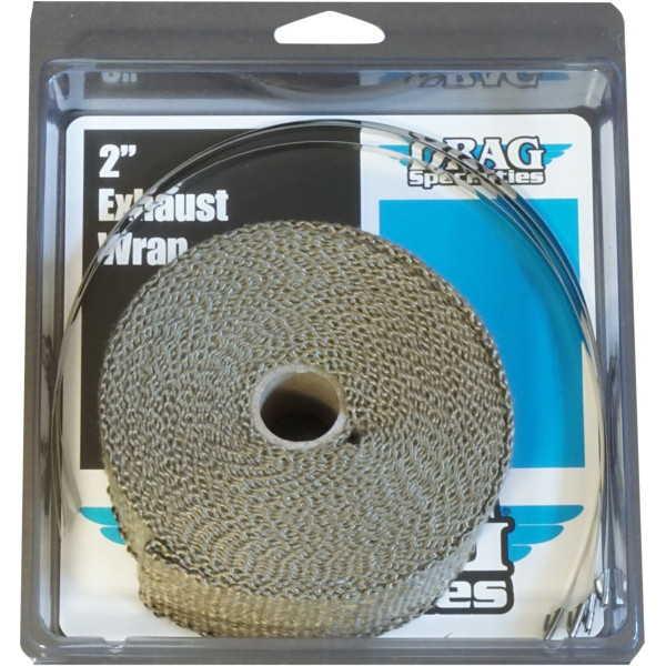 DRAG SPECIALTIES - WRAP EXH KIT 2X25 BRONZE