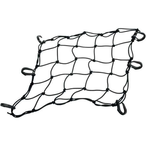 DRAG SPECIALTIES - CARGO NET BLACK 38cm x 38cm