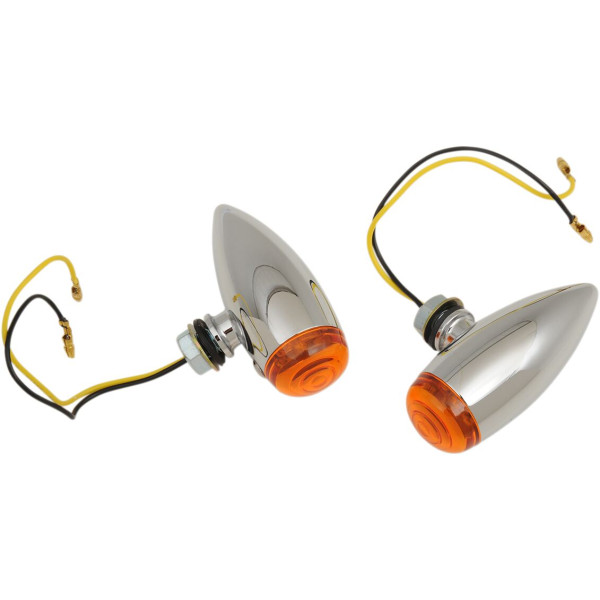 DRAG SPECIALTIES - GLATTE BULLET LED AMBER