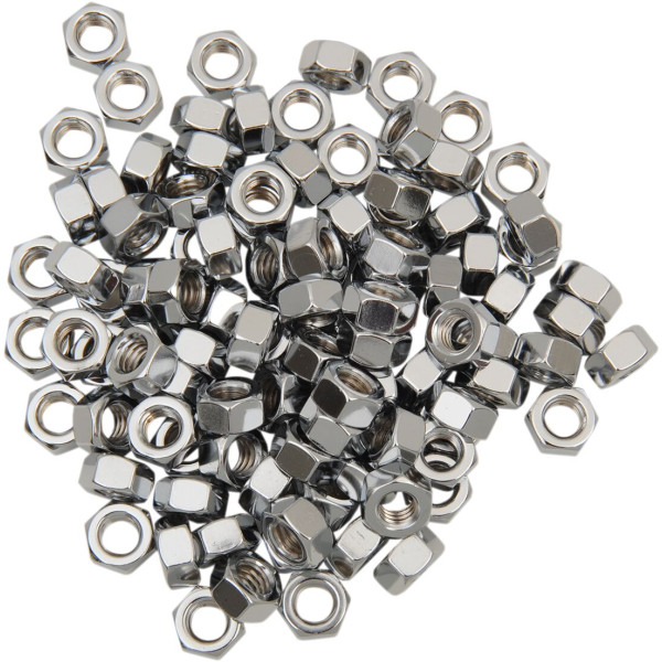 DRAG SPECIALTIES - 5/16-18 CHROME HEX NUT