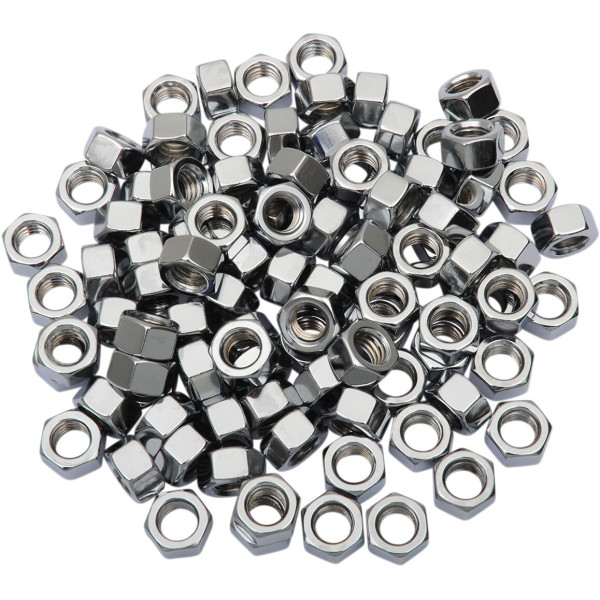 DRAG SPECIALTIES - 5/16-24 CHROME HEX NUT