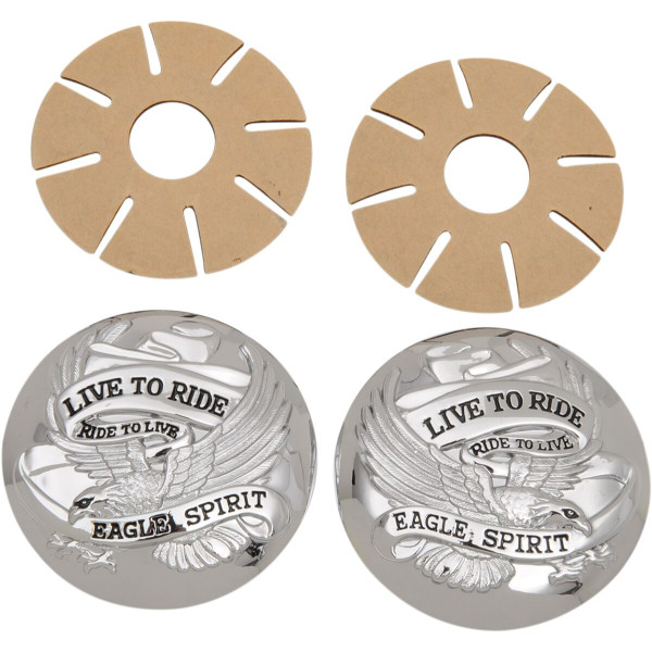 DRAG SPECIALTIES - CHR LV-RIDE GAS CAP COVER