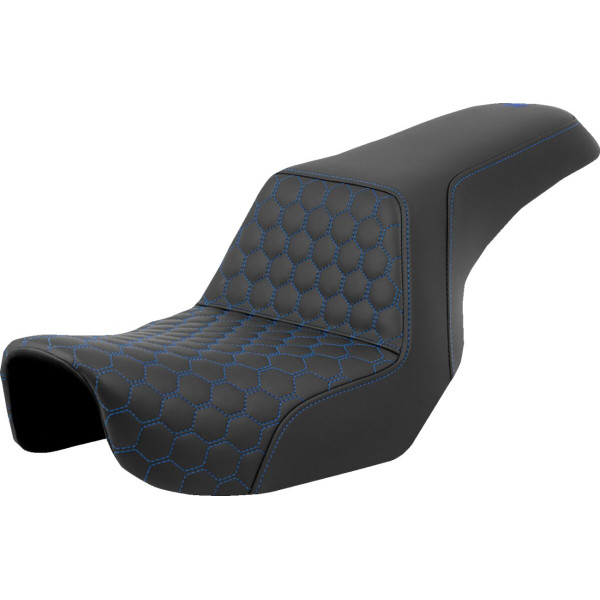 SADDLEMEN - SEAT STEP UP HC BLUE STITCH