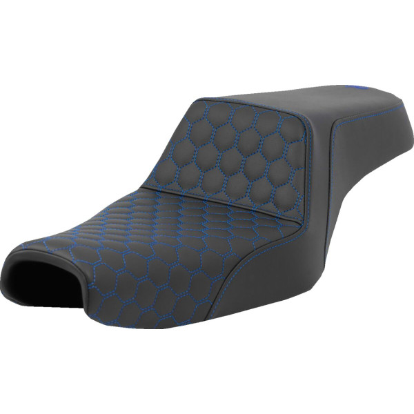 SADDLEMEN - SEAT STEP UP HC BLUE STITCH